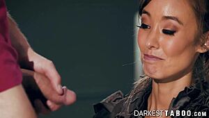 Does small tits babe Christy love that warm sticky creampie?