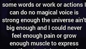 Do You Really Want Someone Loved More Than You My Loneliness Is A Kindness?