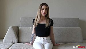 Virgin Girl In Casting For Money