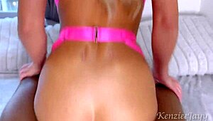 Covered in cum after passionate sex with a huge bbc