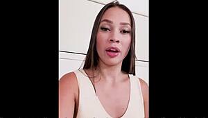 Curvy latina fucks her neighbor who is spying on her hard doggy fuck big ass natural body - daniela andrea