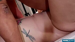 lovely redhead winter ryleigh pussy plays before rough sex