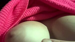 Italian Big Tits Artemisia Love Shows Horny Nipples Outdoors