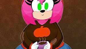 Wow! Amy Rose in a Thrilling Cut Music Picture Compilation!