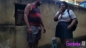 Student Caught Smoking, Stepdad Fucks Her!