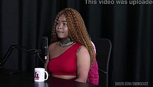 Detailed Compilation Of Black Duquesa And Tifany Rocha In Sheer Red Swing BDSM Scenes