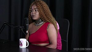 Detailed Compilation Of Black Duquesa And Tifany Rocha In Sheer Red Swing BDSM Scenes