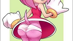 Wow! Amy Rose in a Thrilling Cut Music Picture Compilation!