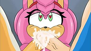 Wow! Amy Rose in a Thrilling Cut Music Picture Compilation!