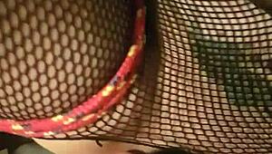 teen amateur fucks huge fat ass with fisting plug