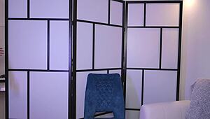 Beauty hangs out after club, home webcam