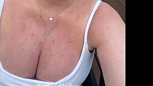 busty barbara pregnant cleavage and giant breasts