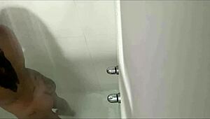 Ana Miller and Ktal share a bath, flashing big tits and asses.