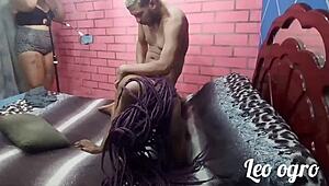 comendo a buceta da pretinha na chamada de video