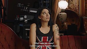 poor girl shows fear on her innocent face during kinky bdsm whipping