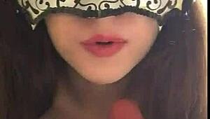 Russian Girl Blows Dildo POV