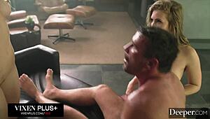 Vixenplus kayden takes control of mistress lena 😏