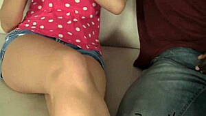 blonde dancer sucks 10 inch bbc