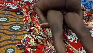 Intimate moment after vodka shots.