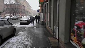 Agent interviews teen models and pokes their pussies.