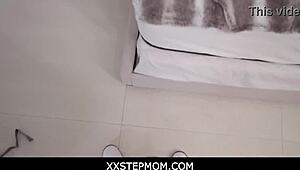 i showed my lingerie to my stepson and got his fat dick