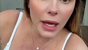 busty barbara pregnant cleavage and giant breasts