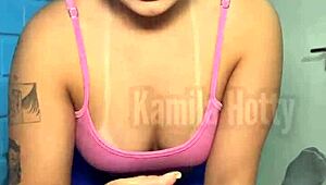 First-Time Latina Housewife Explores Cuckold Swingers With Friends In Dorm Room.