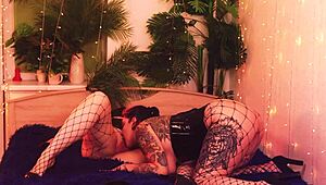 Arya Grander and Dredda Dark indulge in passionate lesbian milf encounters with intense pussy eating and orgasms