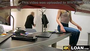 hidden camera captures bonnie dolce swallowing a loan agents huge cock