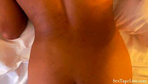 this naughty stepdaughter sneaks into the bedroom to seduce her stepdad with big black cock