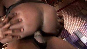 Hey, check out this ebony threesome with big cocks