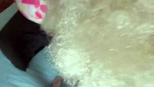 Blonde Doggystyle Ebony!