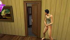 In The Sims 4, an old cuckolding story unfolds. Episode 2 front seat.