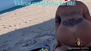 Cassiana Costa Transando Nas Dunas Sem Camisinha