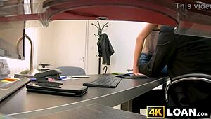 hidden camera captures bonnie dolce swallowing a loan agents huge cock