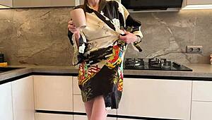 Seduced And Fucked Horny Stepmom After Party - Russian Amateur With Talk