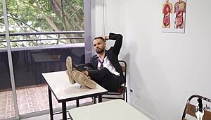 Maestra seduces rude student for better grades with passionate fucking 😏