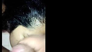 My Beautiful Neighbor Bathes At My House Without Door So I Pee On Her Face And Make Her Swallow Semen 😏