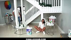 smallxxxhd skinny latina teen sona bella fucked to orgasm by huge monster cock