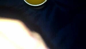 pissing into the mug