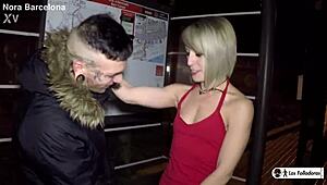 Nora Catches Young Man at Bus Stop