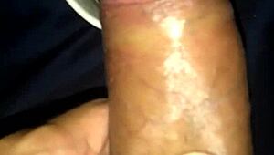 pissing into the mug