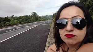 Hot Chubby Girl Fucking In The Street In Front Of People