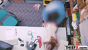 Teen Receives Punishment From Burglar In Garage