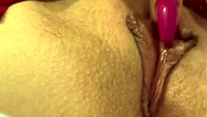 close-up view of a masturbation orgasm session