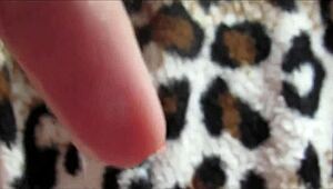 Amateur girl shows huge clit orgasm in close-up homemade video