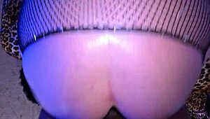 goth pawg takes massive anal creampie