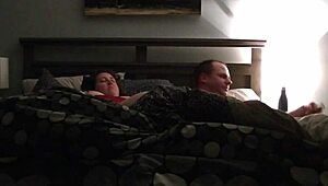 chubby couple's round three homemade sex with milf wife