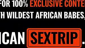 Tourist strips and pounds amateur 18yo black hottie