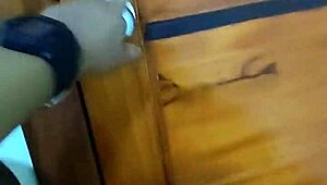 Stepsister dresses as police for cock